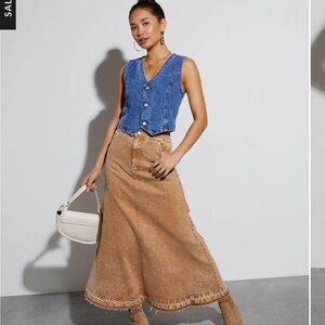VICI DENIM SKIRT